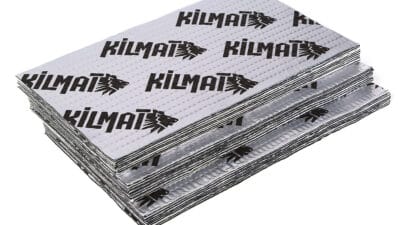  KILMAT Extra 100 mil 25 sqft Car Sound Deadening Mat, Butyl  Automotive Sound Deadener, Audio Noise Insulation and dampening : Automotive